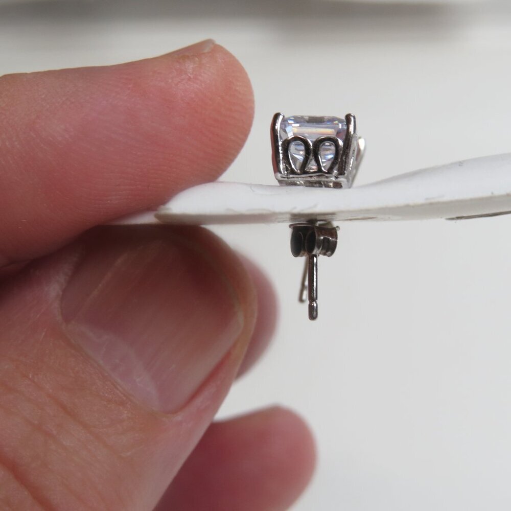 Sterling Silver Earring Hand Crafted View 3